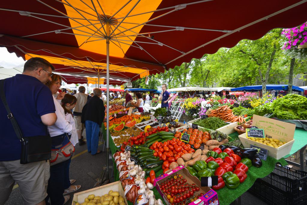 Der marché de Guidel: jefen Sonntagmorgen (Bretagne)