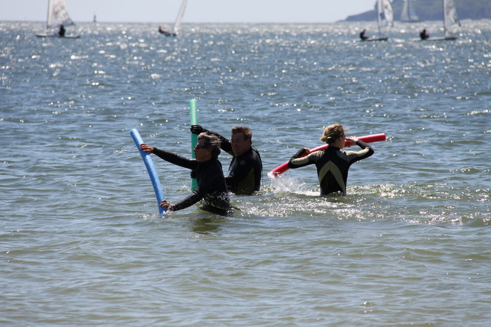 Sortie marche aquatique avec Kerguelen Sports Océan à Larmor-Plage