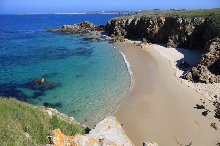 Strand auf der Insel Hoedic (Morbihan)