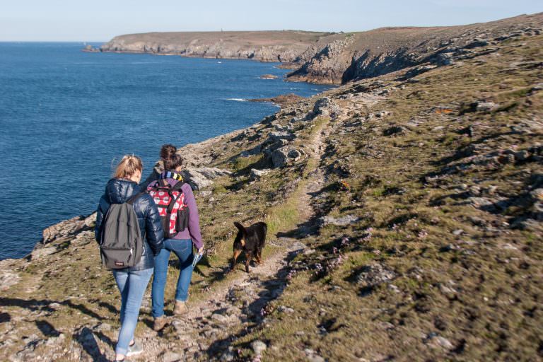 GR34®-Wanderweg an der Pointe du Raz (Bretagne)