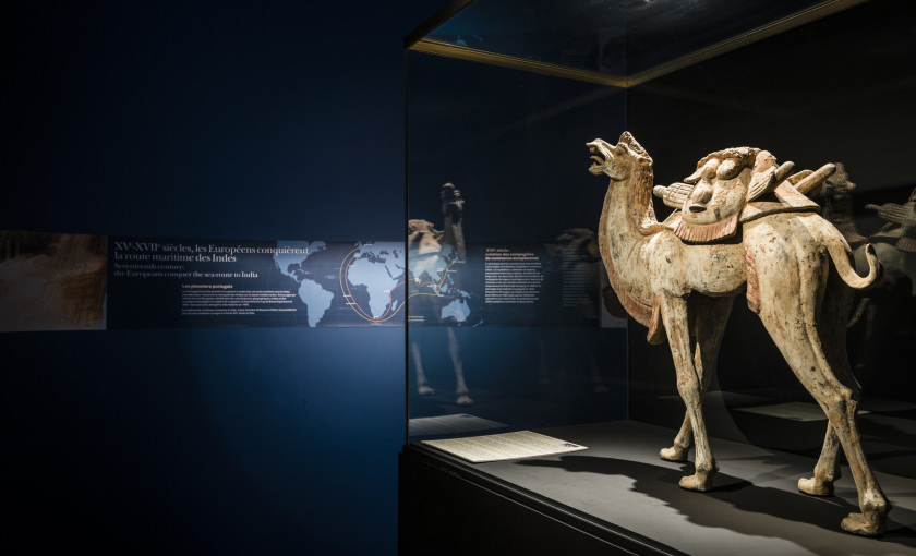 Statuette de chameau au Musée de la Compagnie des Indes à Port-Louis
