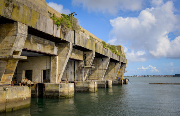 Die U-Boot Base in Lorient (Bretagne)