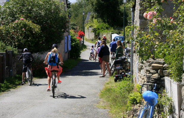 Fahrradtour auf der Île d'Arz (Morbihan)