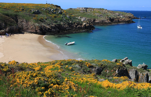 Strand Ile d'Houat (Südbretagne)