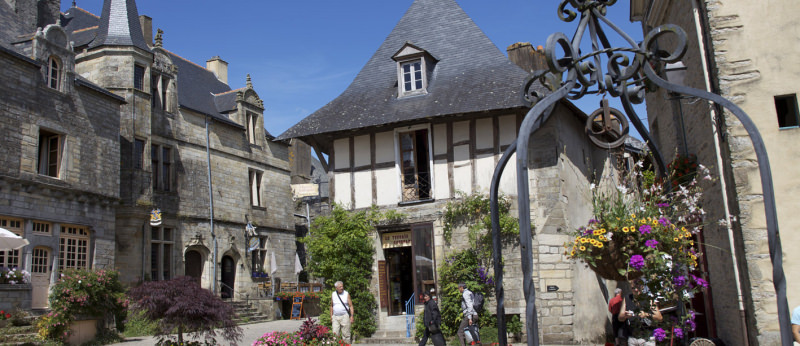 Le village de Rochefort en Terre.