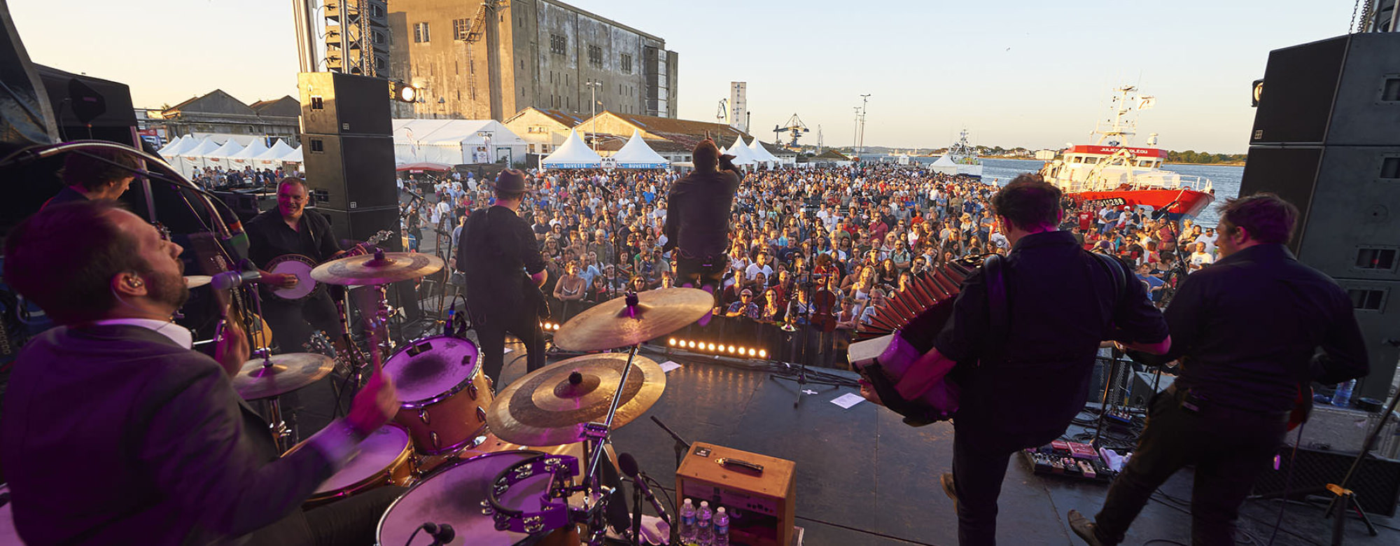 Concert à Lorient La Base lors de Ports en fête