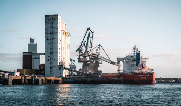 Der Handelshafen Kergroise in Lorient (Morbihan)