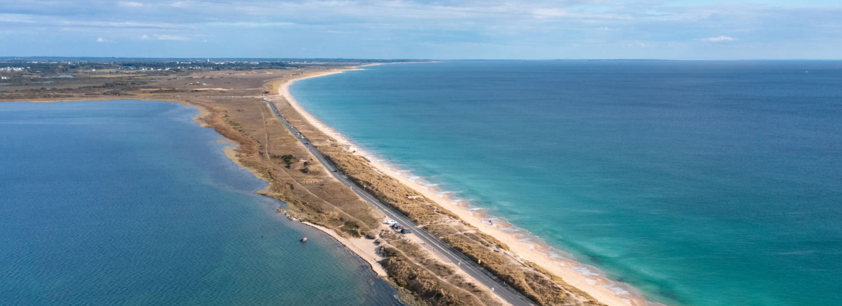 Dünenkette von Gâvres bis Quiberon (Morbihan, Süd-Bretagne)