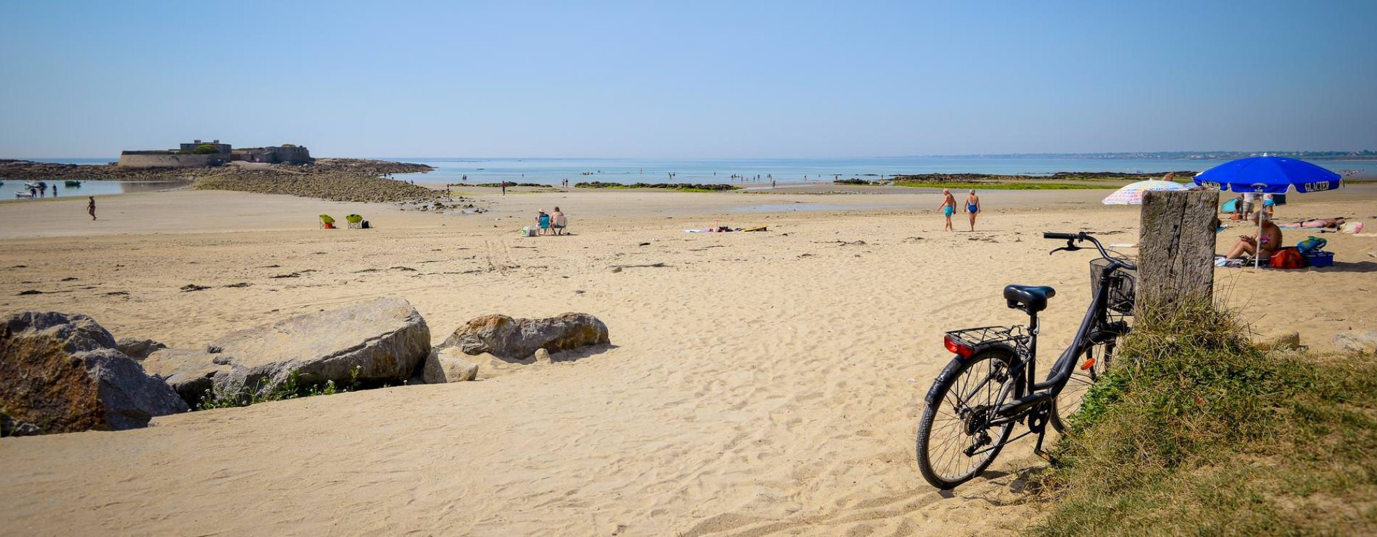 Je suis allée en vélo à plage du Fort-Bloqué par la voie verte - Ploemeur