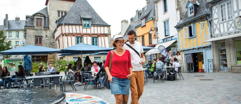 Place Terre au Duc à Quimper.