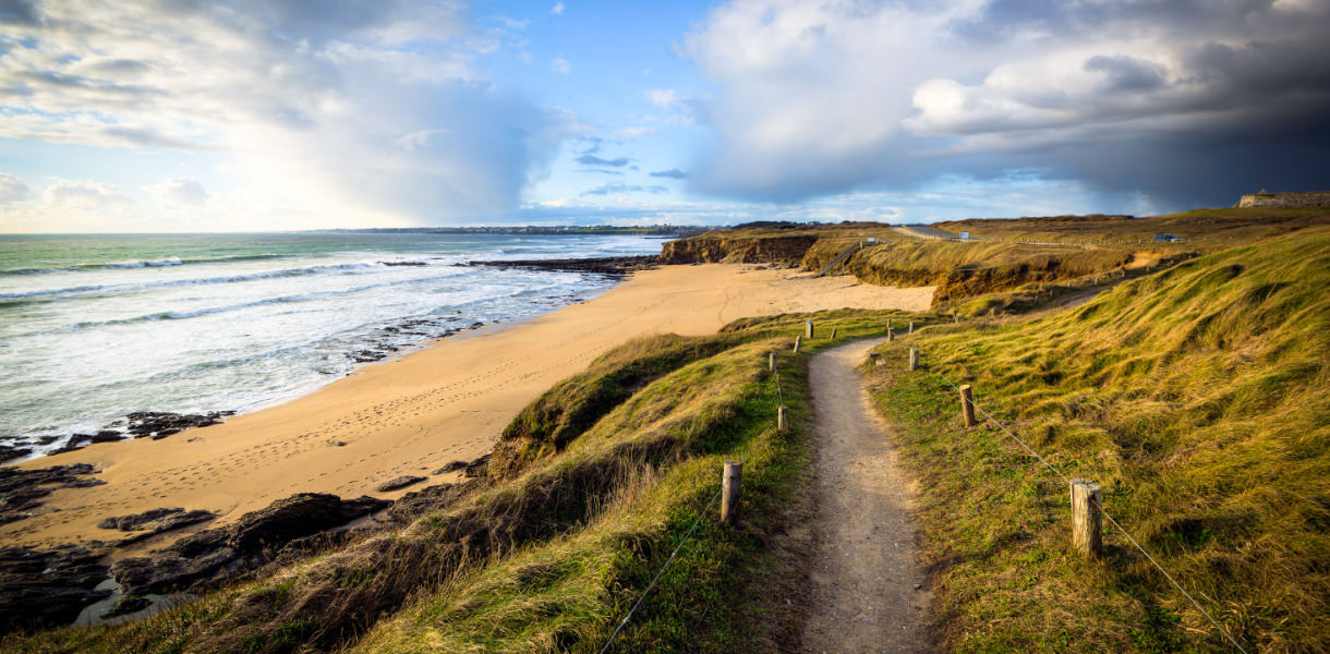 Die Bucht der Verliebten in Guidel (Morbihan, Südbretagne)