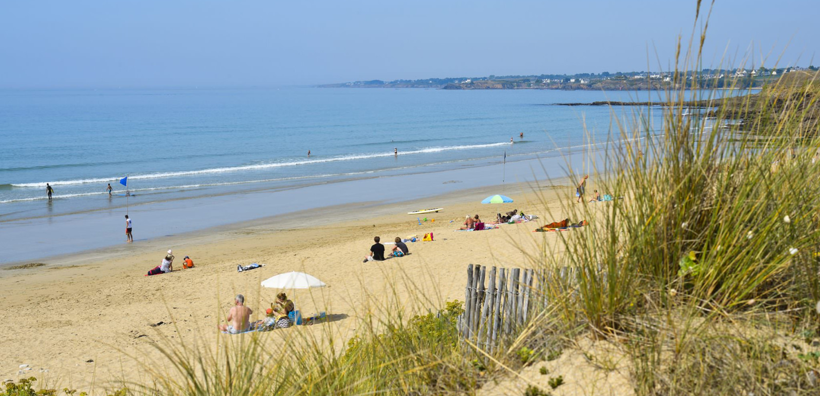 Der Strand von Loch in Guidel (Morbihan, Südbretagne)