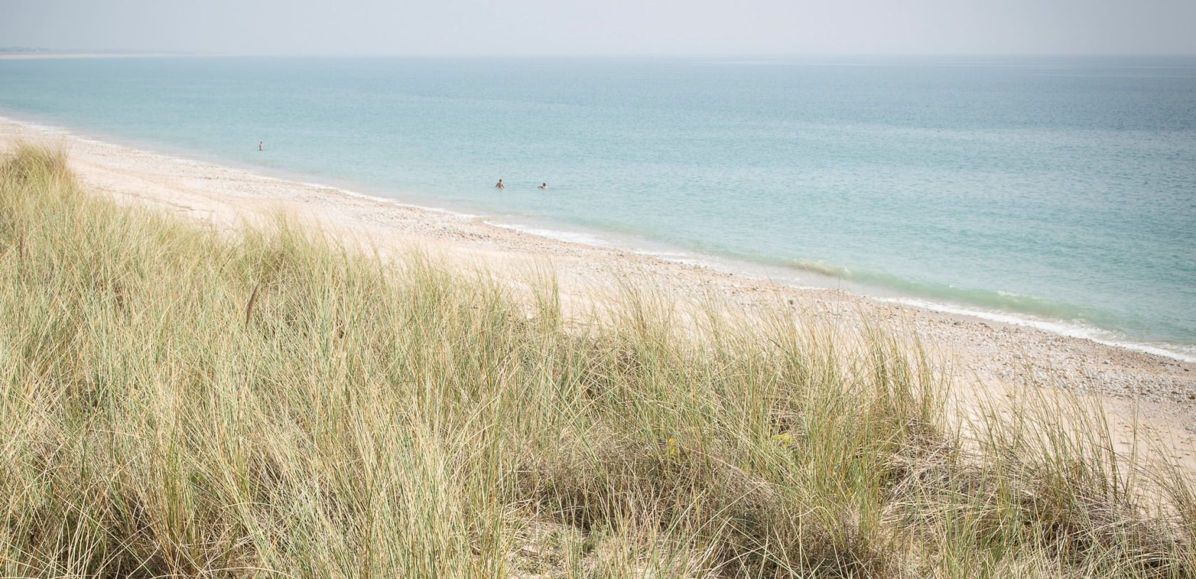 Der Strand von Magouero in Plouhinec (Morbihan, Südbretagne)