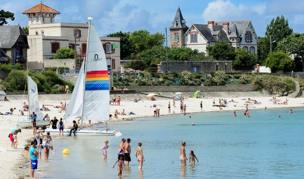 Strand Port d'Orange in Saint-Pierre de Quiberon (Morbihan, Süd-Bretagne)