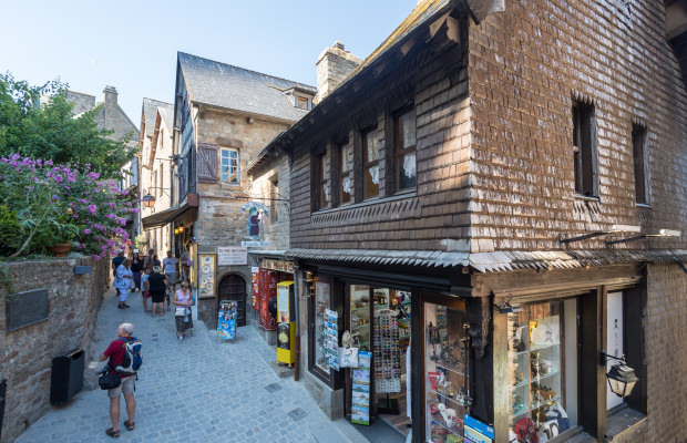 Une rue du Mont Saint Michel